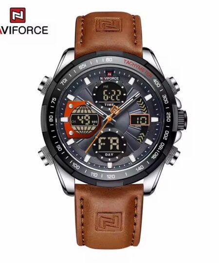 Montre Naviforce premium - Marron
