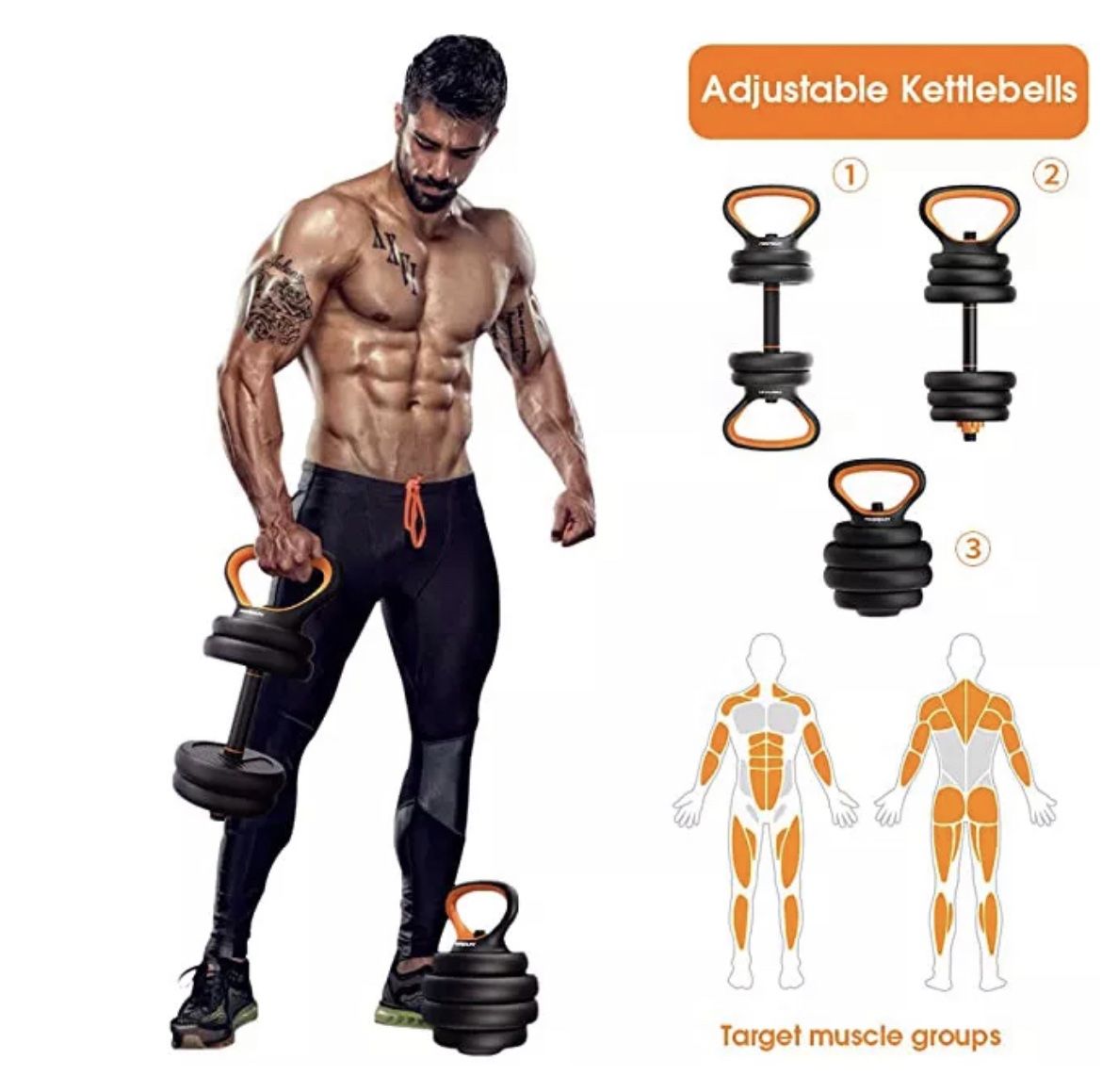 Barre d'Haltère + Poids de Musculation - Accessoire de Sport Exercice  Physique 35Kg SS0015 - Sodishop