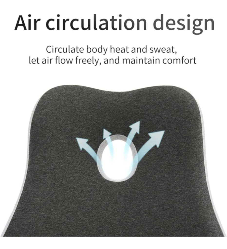 Coussin Lombaire Et Oreiller De Cou Valuetom - Mousse Mémoire Pour Voiture, Bureau, Siège - Confort Ergonomique